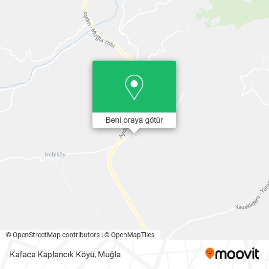 Kafaca Kaplancık Köyü harita