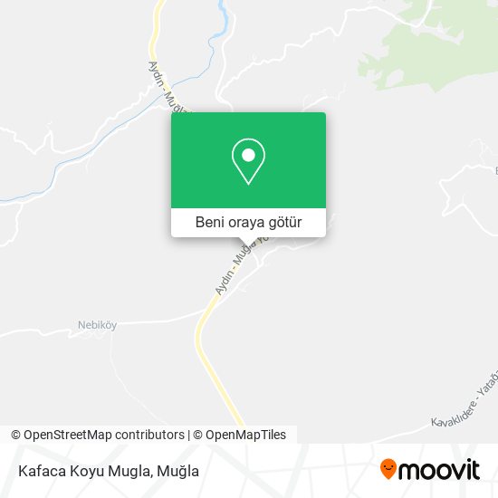 Kafaca Koyu Mugla harita