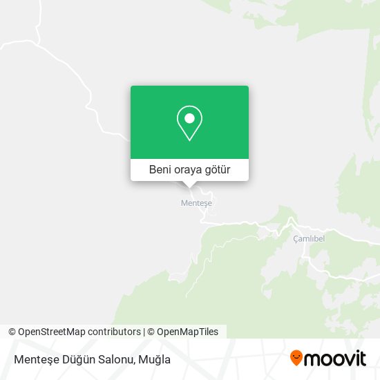 Menteşe Düğün Salonu harita