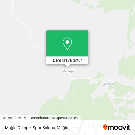 Muğla Olimpik Spor Salonu harita