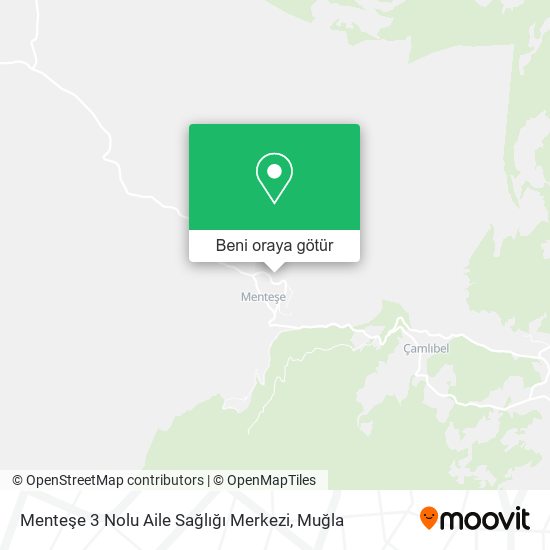 Menteşe 3 Nolu Aile Sağlığı Merkezi harita