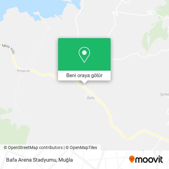 Bafa Arena Stadyumu harita