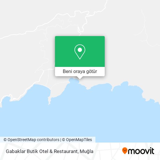 Gabaklar Butik Otel & Restaurant harita