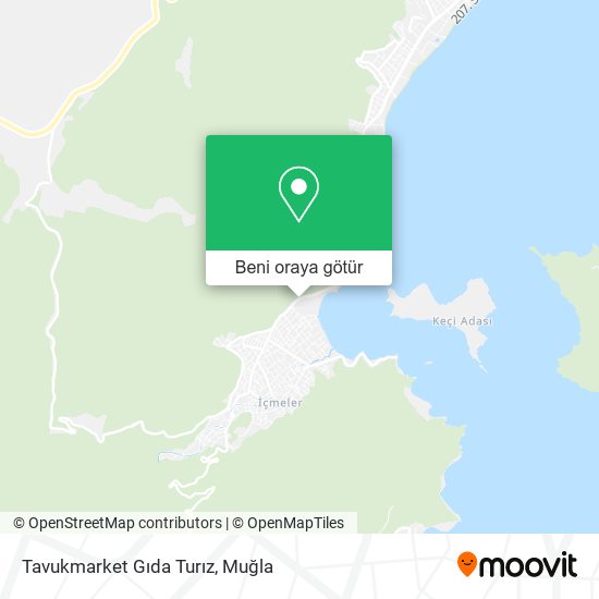 Tavukmarket Gıda Turız harita