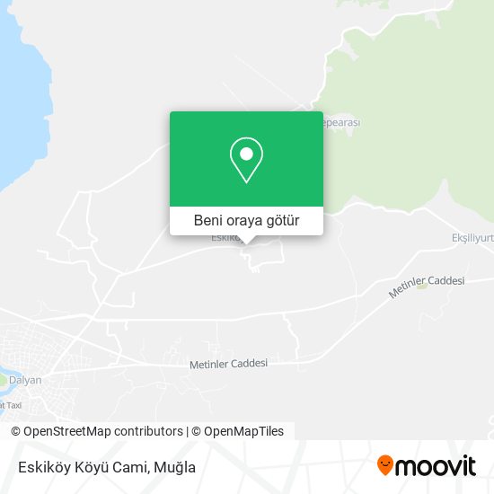 Eskiköy Köyü Cami harita