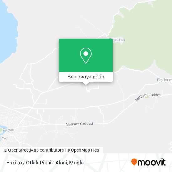 Eskikoy Otlak Piknik Alani harita