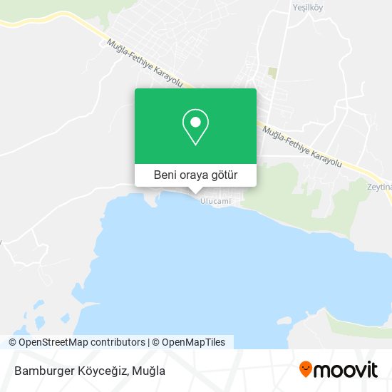 Bamburger Köyceğiz harita