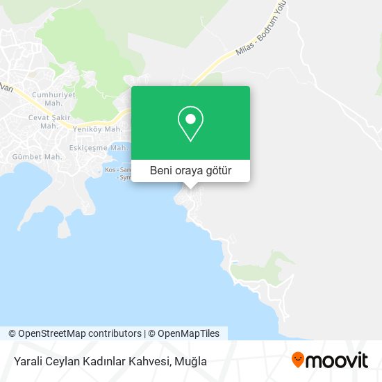 Yarali Ceylan Kadınlar Kahvesi harita