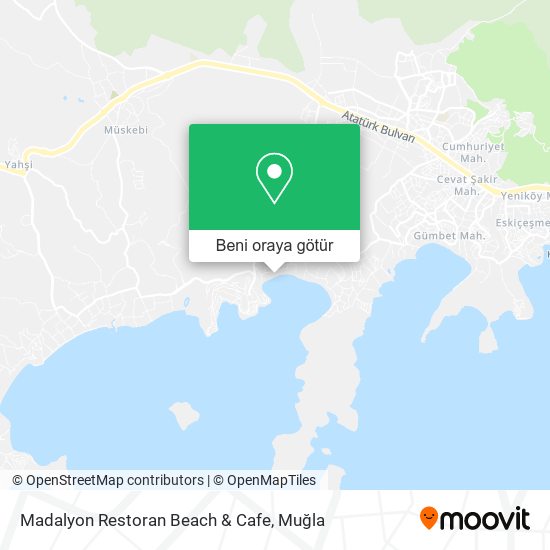 Madalyon Restoran Beach & Cafe harita