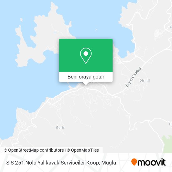 S.S 251,Nolu Yalıkavak Servisciler Koop harita