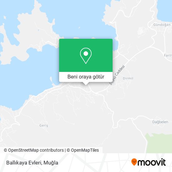 Ballıkaya Evleri harita