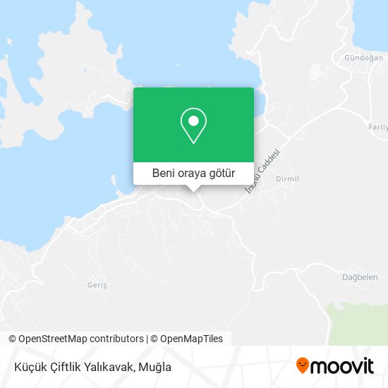 Küçük Çiftlik Yalıkavak harita