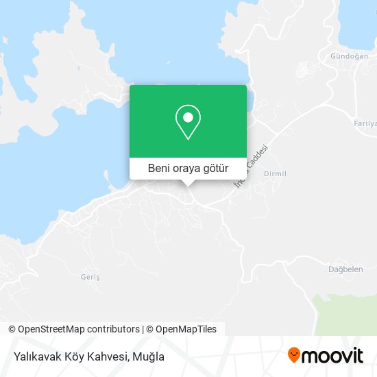 Yalıkavak Köy Kahvesi harita
