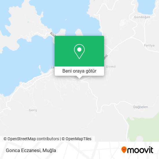 Gonca Eczanesi harita