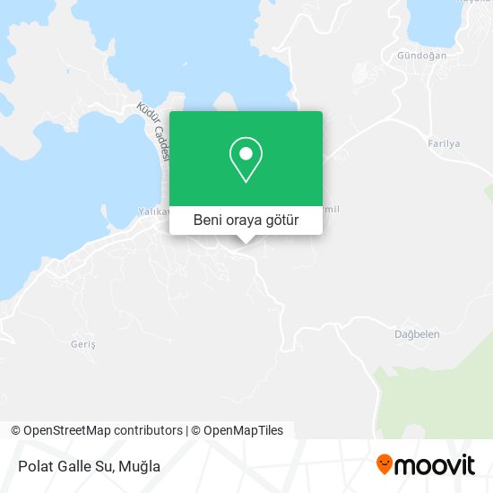 Polat Galle Su harita