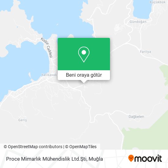 Proce Mimarlık Mühendislik Ltd.Şti harita
