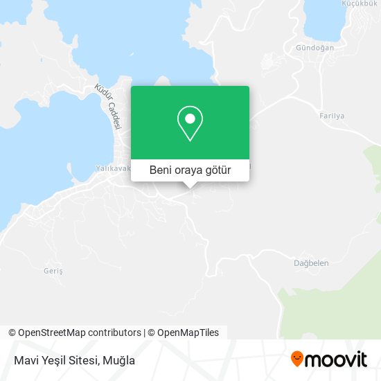 Mavi Yeşil Sitesi harita