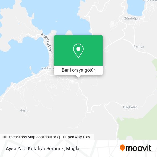 Aysa Yapı Kütahya Seramik harita