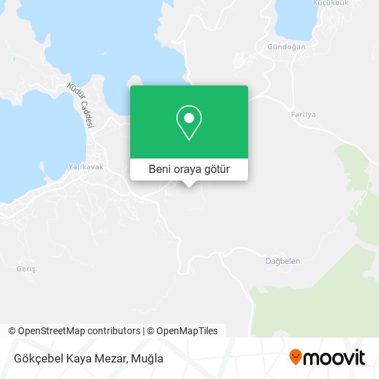 Gökçebel Kaya Mezar harita