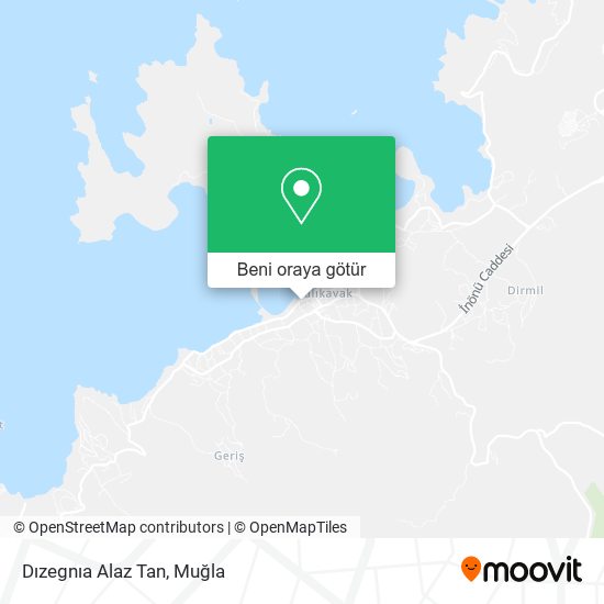 Dızegnıa Alaz Tan harita