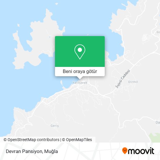 Devran Pansiyon harita