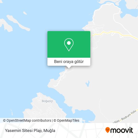 Yasemin Sitesi Plajı harita