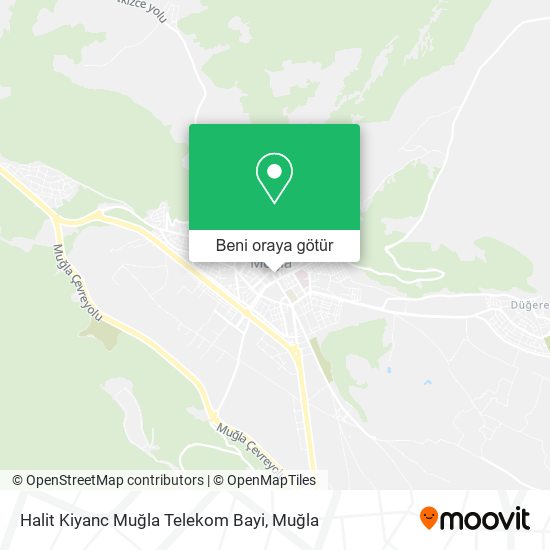 Halit Kiyanc Muğla Telekom Bayi harita