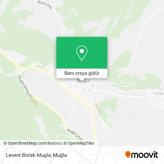 Levent Borek Mugla harita