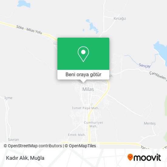 Kadır Alık harita