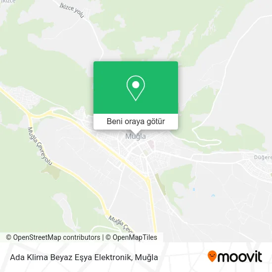 Ada Klima Beyaz Eşya Elektronik harita