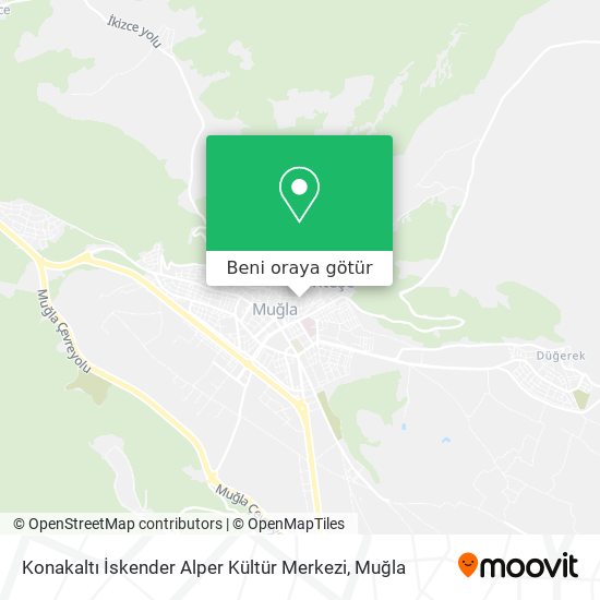 Konakaltı İskender Alper Kültür Merkezi harita