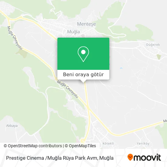 Prestige Cinema /Muğla Rüya Park Avm harita