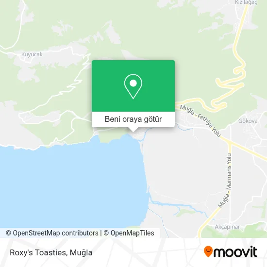 Roxy's Toasties harita