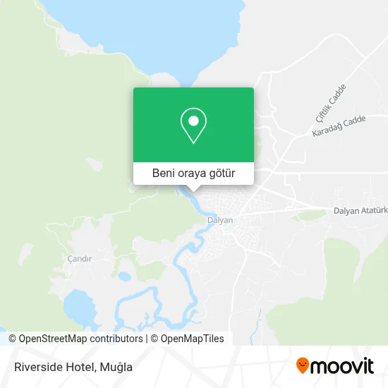Riverside Hotel harita