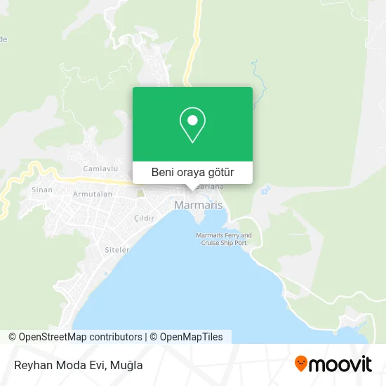 Reyhan Moda Evi harita