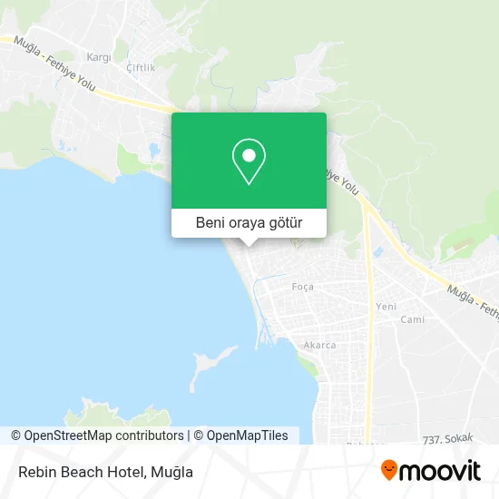 Rebin Beach Hotel harita