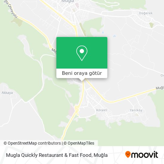Mugla Quickly Restaurant & Fast Food harita
