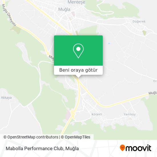 Mabolla Performance Club harita
