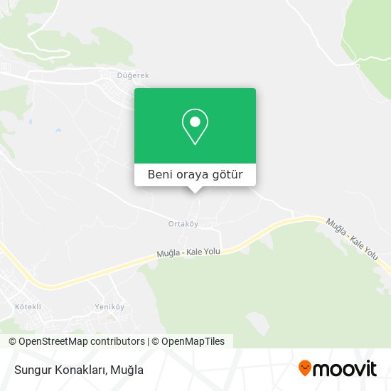 Sungur Konakları harita