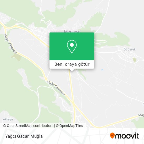 Yağcı Gacar harita