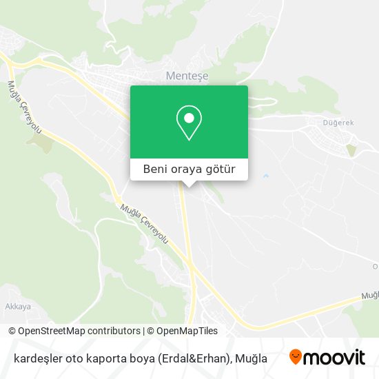kardeşler oto kaporta boya (Erdal&Erhan) harita
