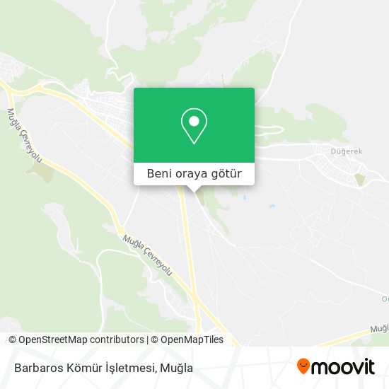 Barbaros Kömür İşletmesi harita