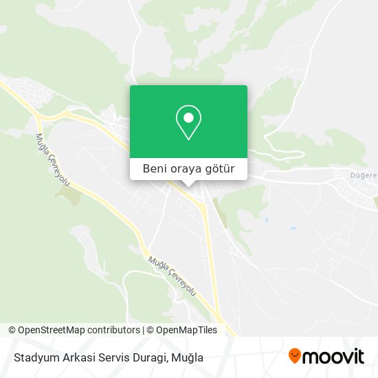 Stadyum Arkasi Servis Duragi harita