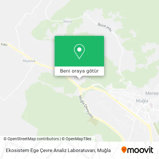 Ekosistem Ege Çevre Analiz Laboratuvarı harita