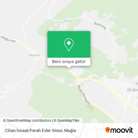 Cihan İnsaat / Ferah Evler Sitesi harita
