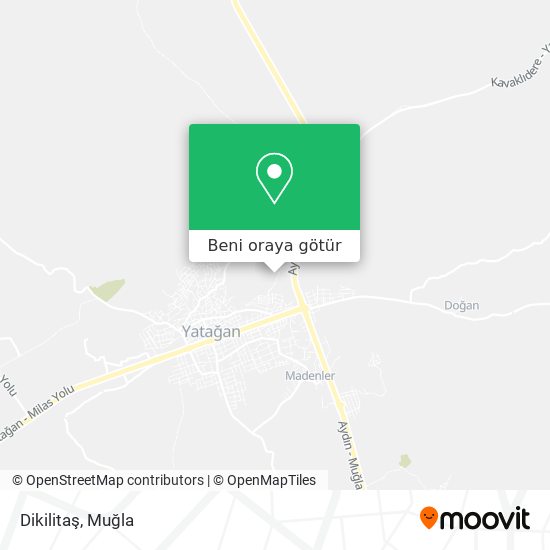 Dikilitaş harita