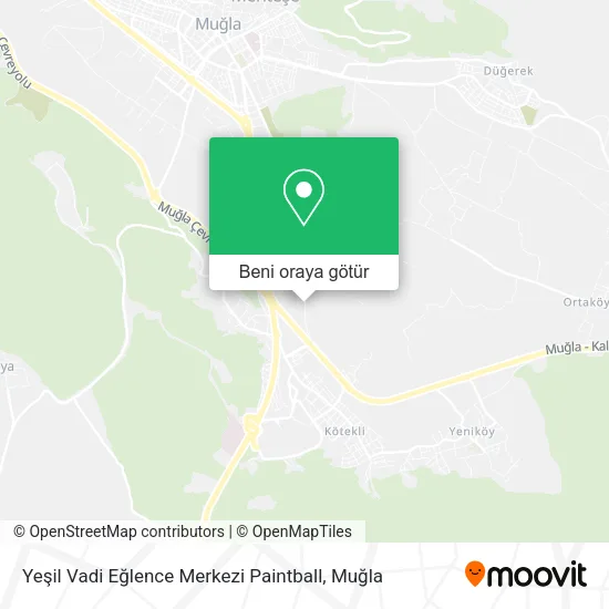 Yeşil Vadi Eğlence Merkezi Paintball harita