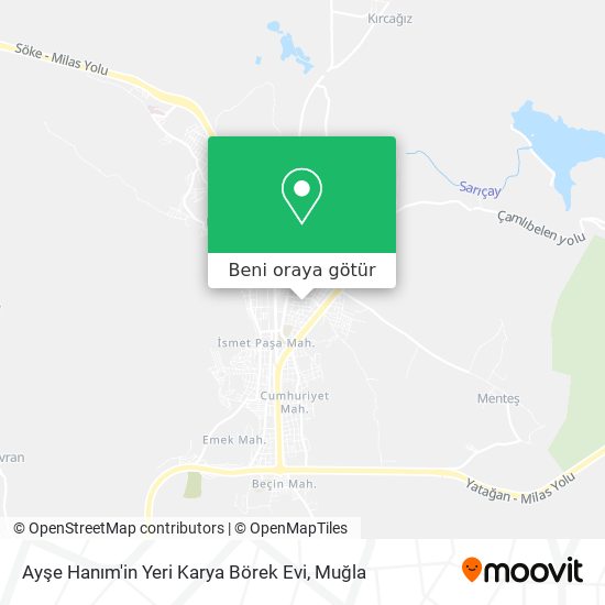 Ayşe Hanım'in Yeri Karya Börek Evi harita