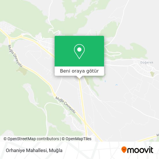 Orhaniye Mahallesi harita