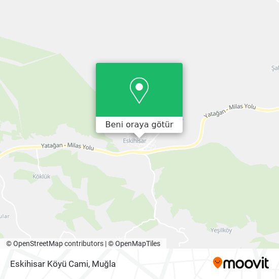 Eskihisar Köyü Cami harita